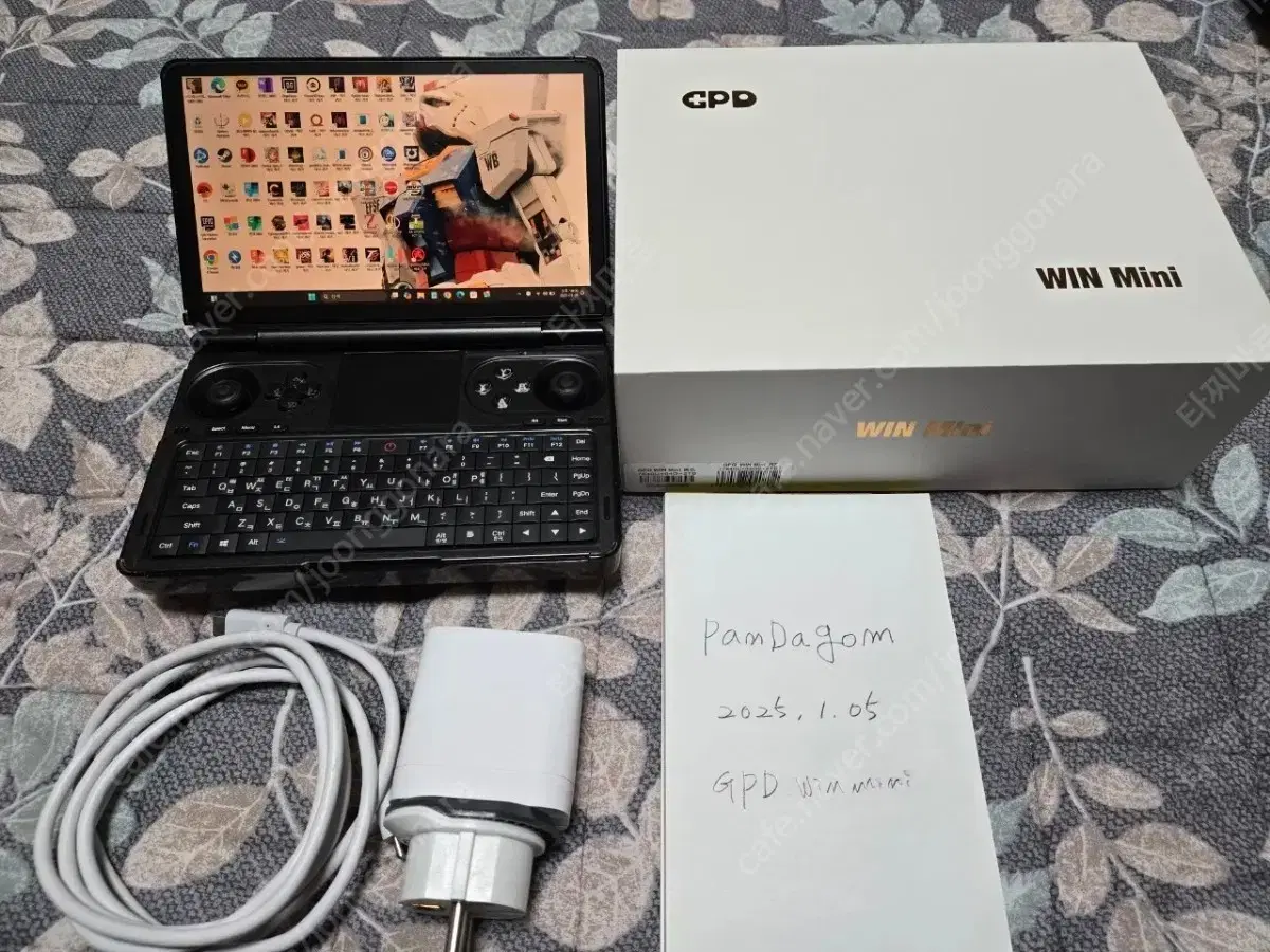 UMPC GPD win mini 휴대용 포켓 PC 노트북 팝니다.